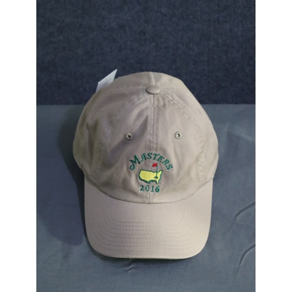 Masters Other - Khaki Masters Golf Hat Caddie Cap Adult OS Khaki 2016 Augusta National NEW NWT